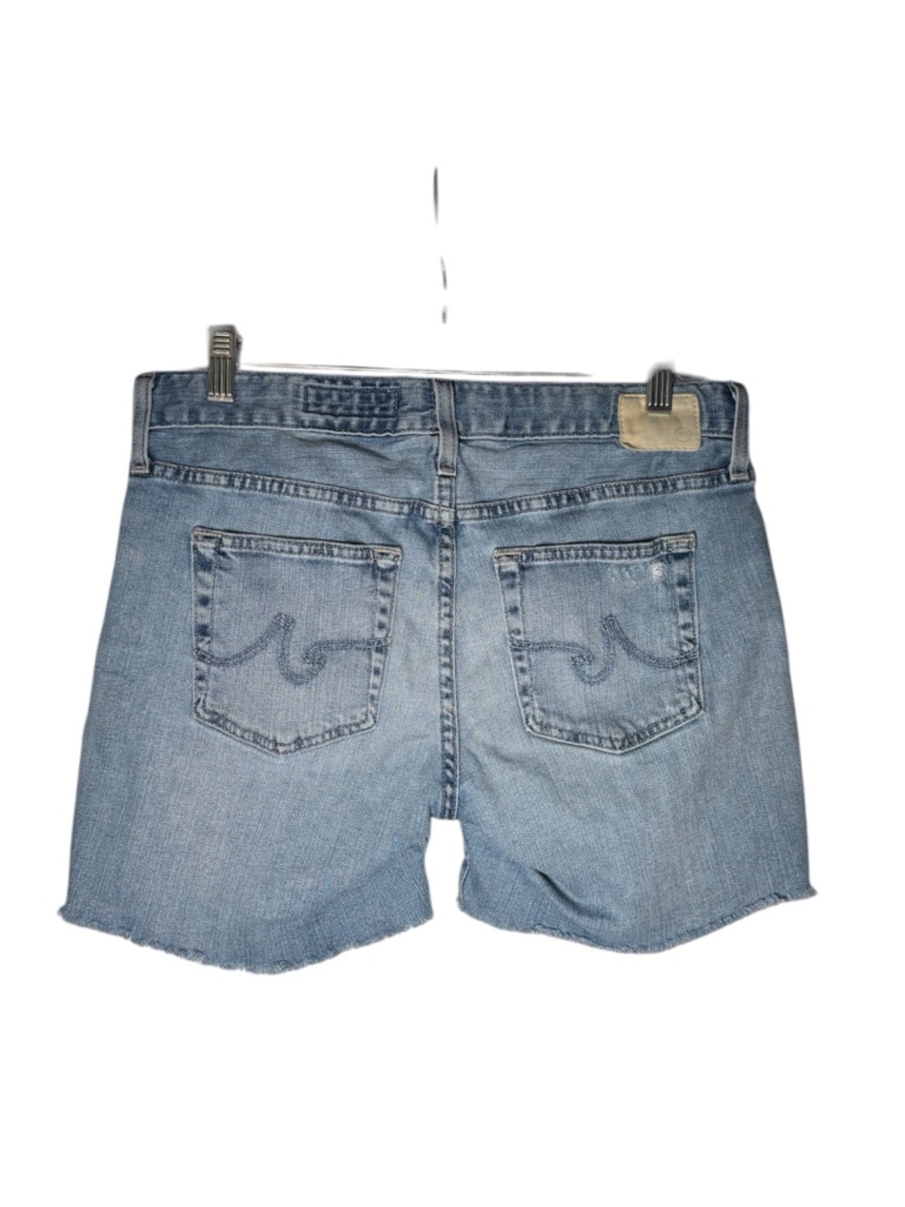 AG Adriano Goldschmied Becke Denim
Shorts Cutoff Blue Wash Size 28 Cotton - Picture 2 of 9